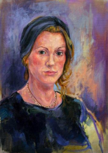 Porträt (Öl auf Leinwand), HOPP´s MAL Kunstschule